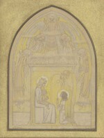 KT 2017 002
<br/>
De jonge Sint-Aloysius knielend voor de Heilige Maagd
<br/>
<em>Toorop, Jan (1858-1928)</em>